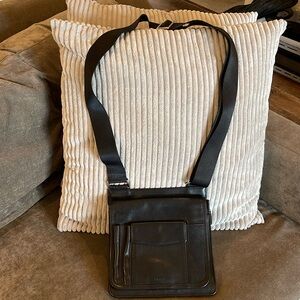 Lodis genuine leather cross body bag. Like brand new! Great for travel!